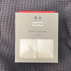 Hunter Cream Boot Socks
